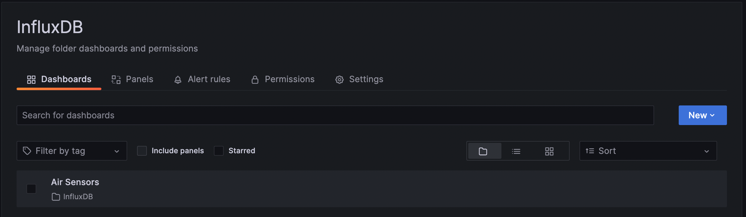 InfluxDB Folder