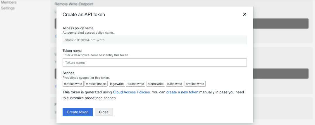Create API Key
