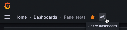 Dashboard header