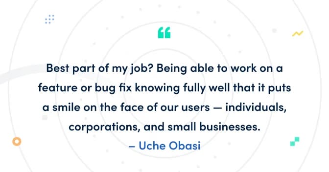 Meet the Grafana Labs team: Uche Obasi, a software engineer who builds frontend Grafana features
