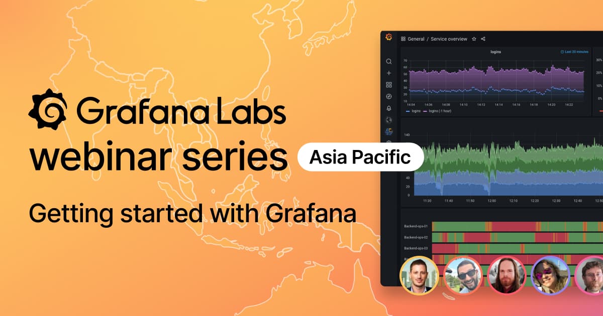 Get started with metrics, logs, and traces in our new Grafana Labs Asia Pacific webinar series