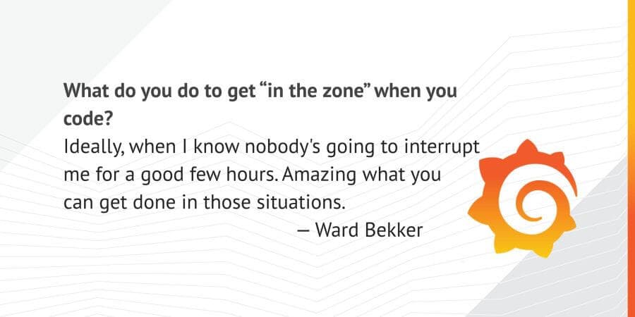 Meet the Grafana Labs Team: Ward Bekker