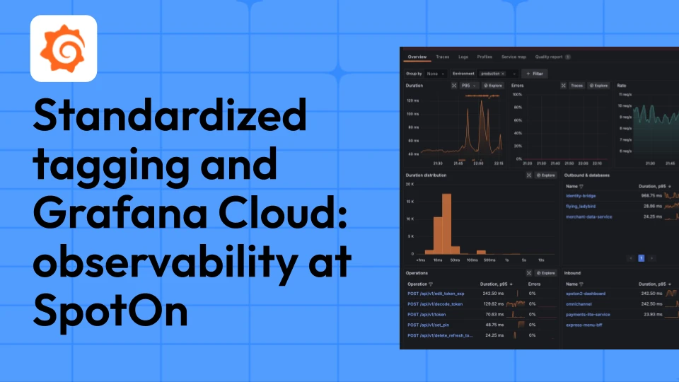 How SpotOn overhauled its observability strategy with standardized tagging and Grafana Cloud