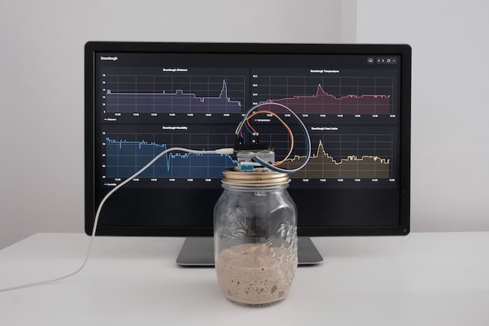 How to monitor a sourdough starter with Grafana