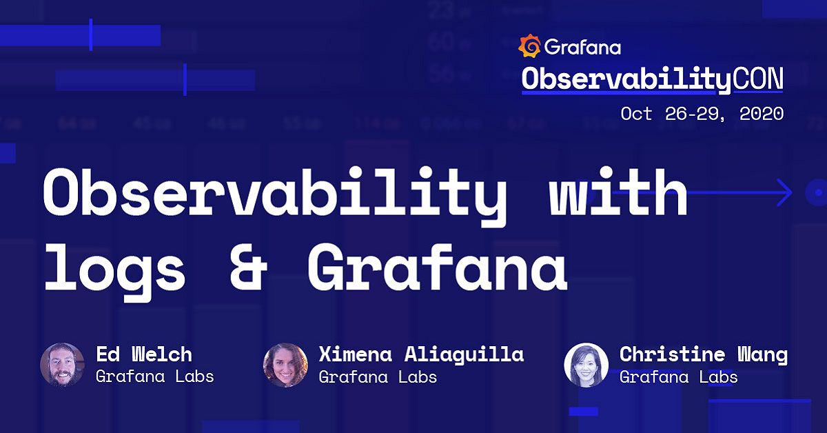 Observability with logs & Grafana